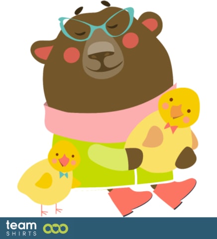 01 baer ostern png vectorstock 7569208