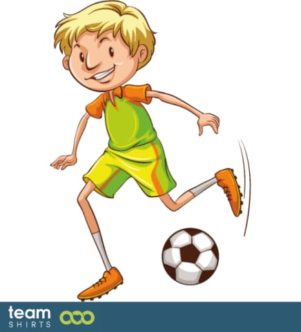 Child football player