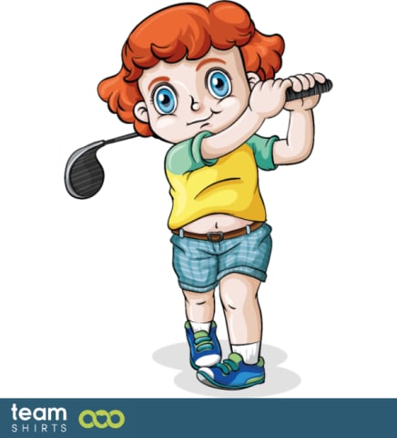 comic golfer