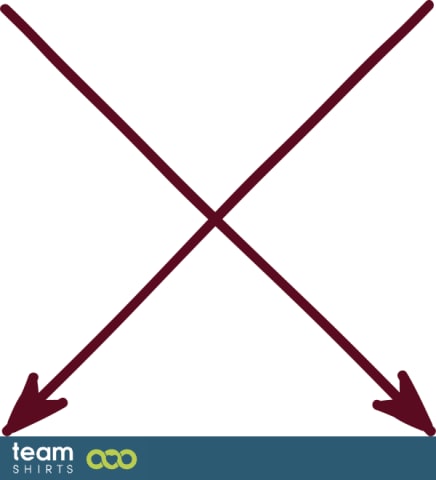 crossed arrows