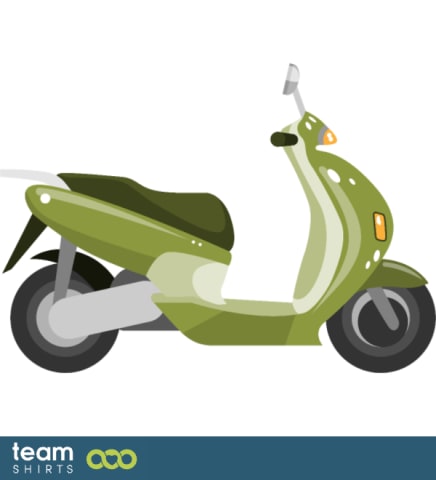 Green scooter