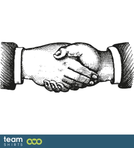 Shaking hands
