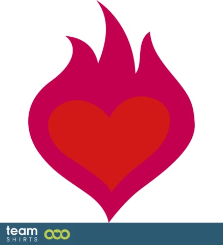 Burning heart
