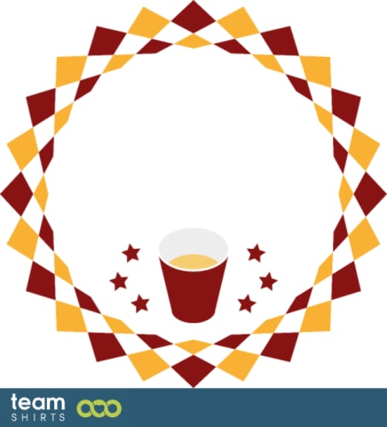Beer pong sticker