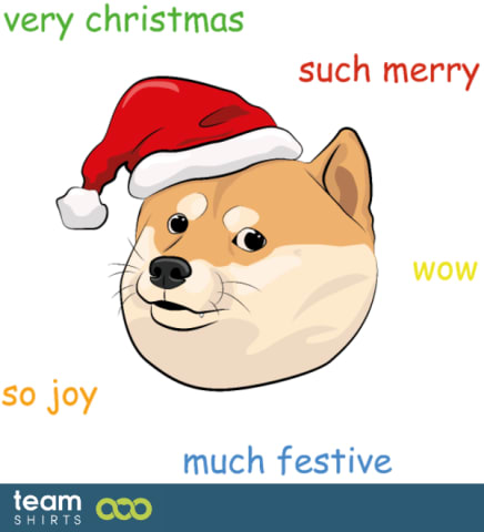 ansc Doge Christmas Funny Women Men