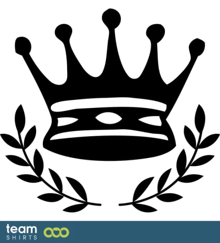 kings crown and laurel