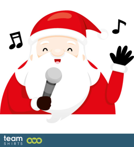 Singing santa claus