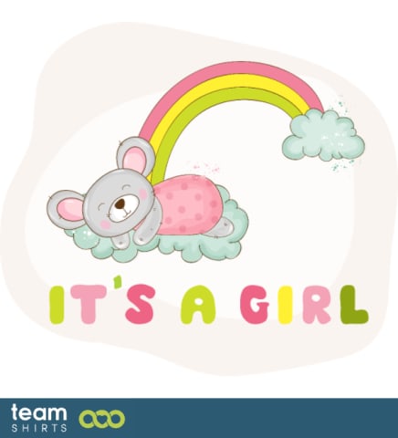 5 shirt design itsagirl png vectorstock 8930216