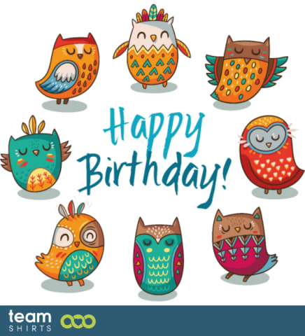 Happy birthday owls