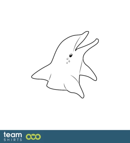 ansc Dolphinitely White Funny All