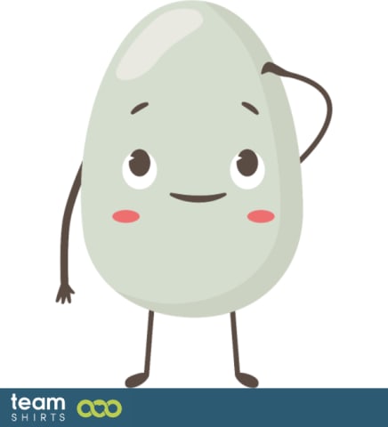 Egg with face