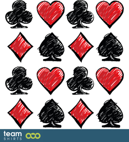 Playing cards pattern