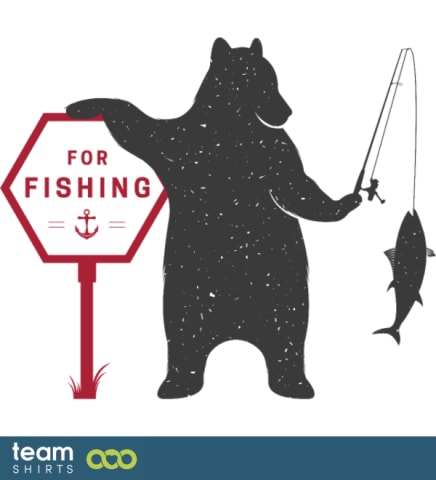 Fishing bear