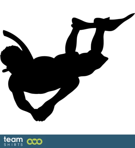 Diver silhouette