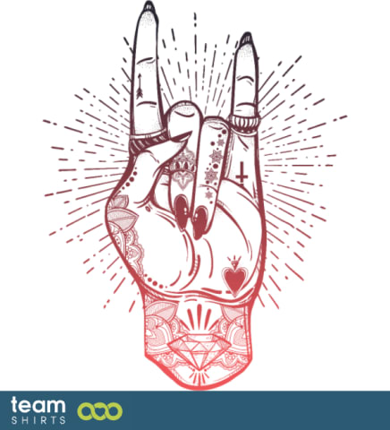Rock and Roll hand