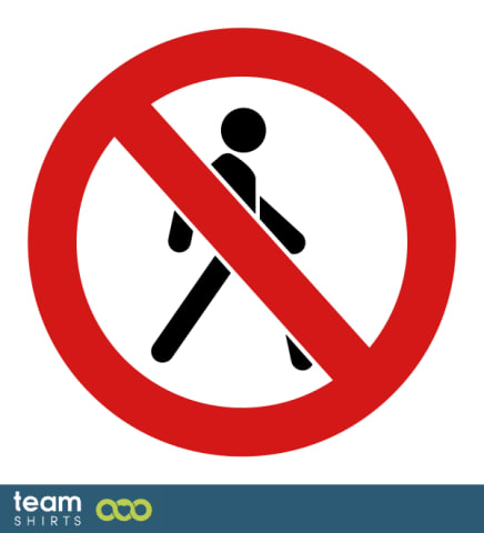 no trespassing sign