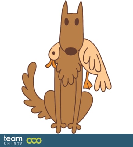 Dog goose vectorstock 2671759