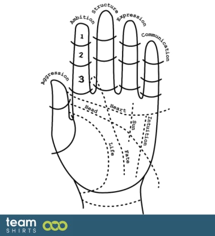 mgri hand lines palmreading white