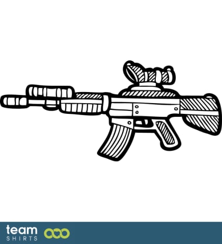 machine gun comic