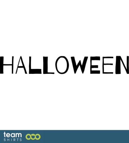 Halloween word art