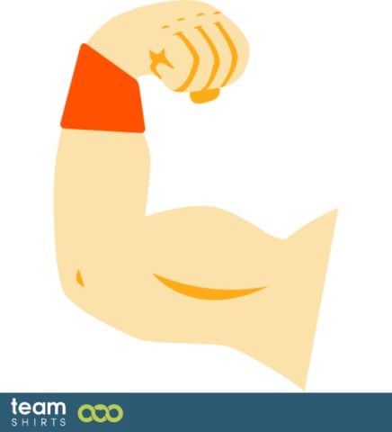 flexing arm