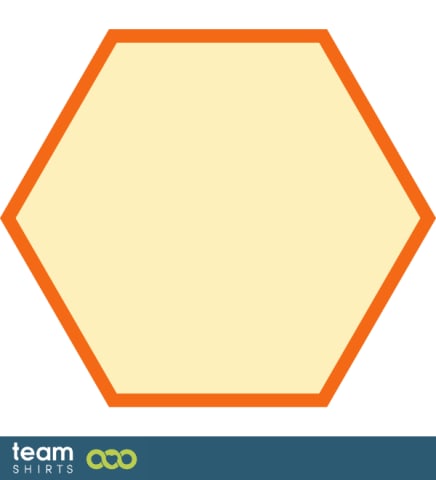 hexagon plus outline