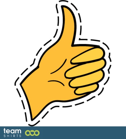 Hand thumbs up