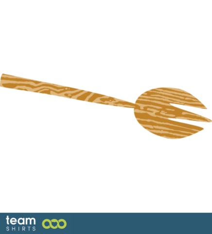 wooden salat spoon