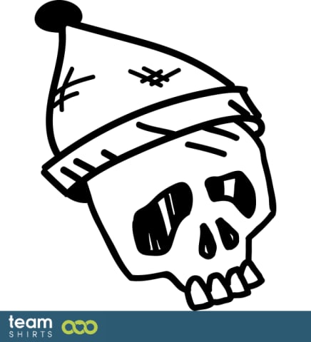 Skull with hat