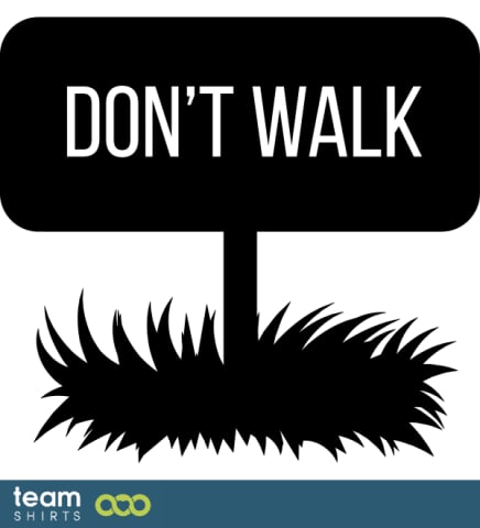 Grass sign