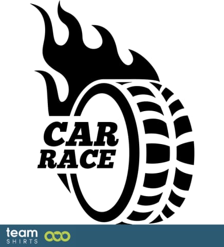 Car race logo