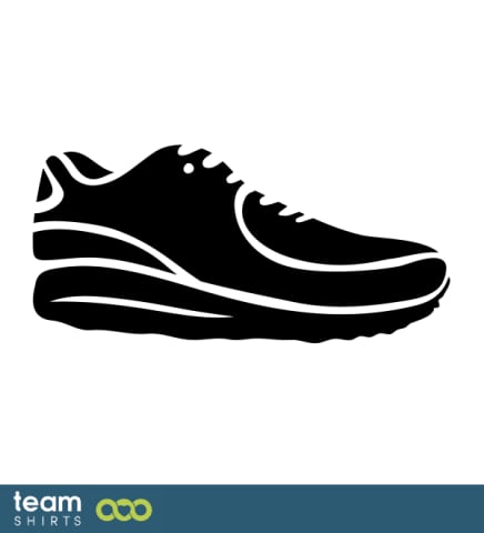 running shoe bw