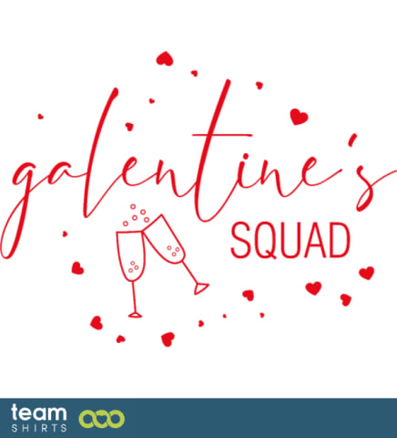 galentine squad champagne PRINT