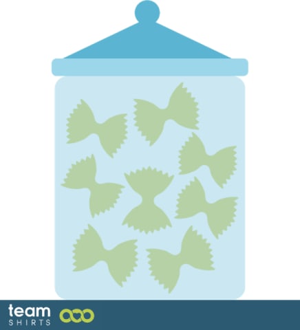 Farfalle jar