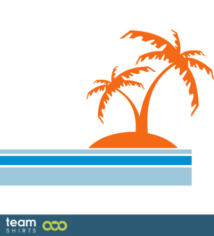 palm island and sea