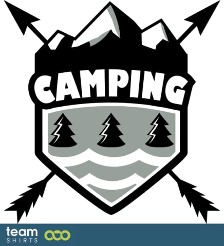 camping emblem