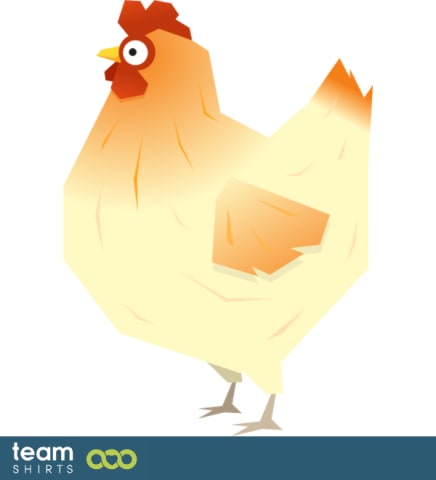 Cartoon hen