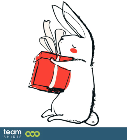 11 rabbit gitf png vectorstock 11647552