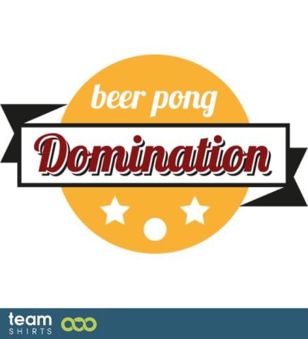 Beer pong domination logo