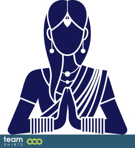 Praying woman