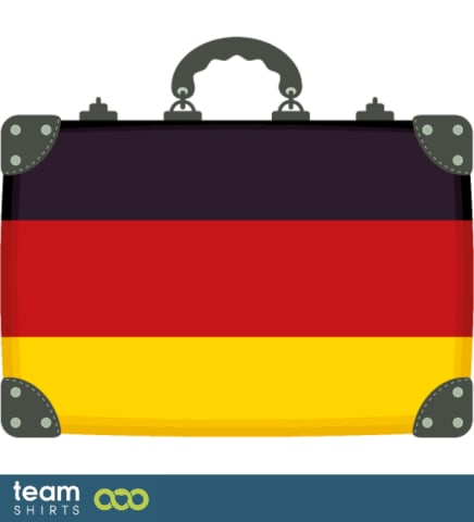 flag Germany suitcase