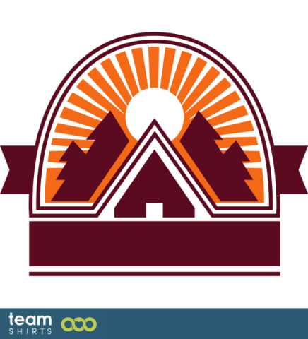 camping emblem