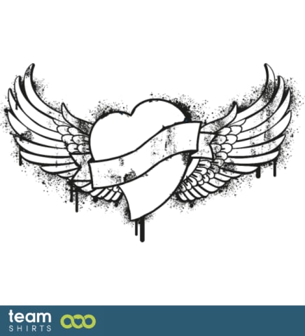 Tattoo winged heart