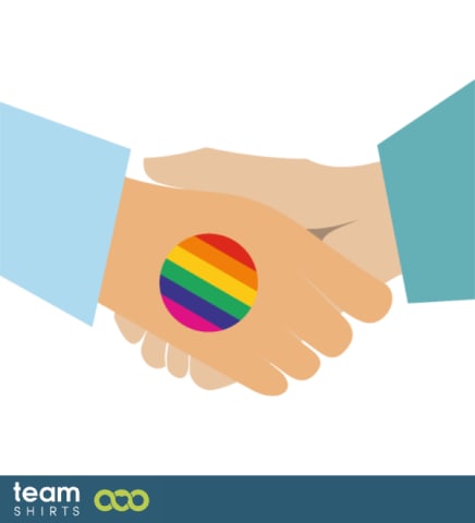 Rainbow handshake