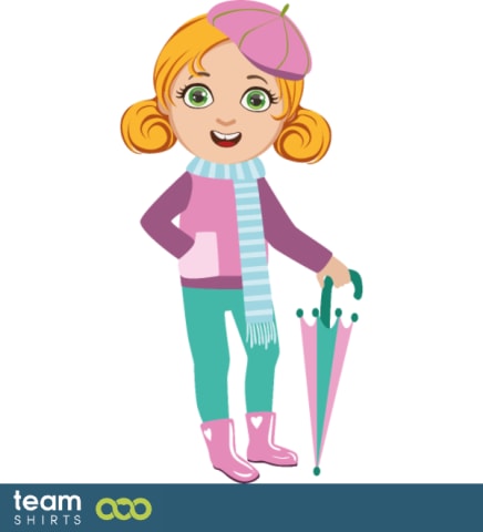 Girl with an umbrella