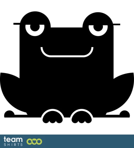 Frog smiling