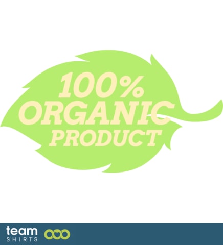 100% organic logo