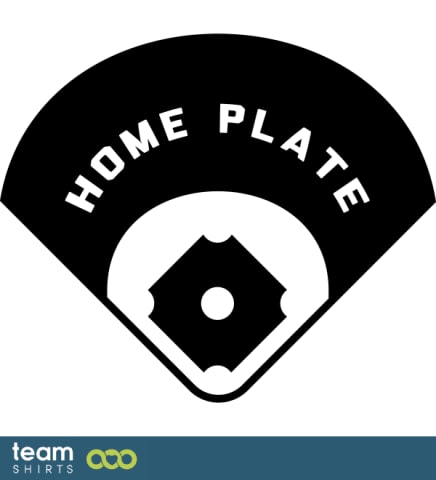 baseball home plate logo