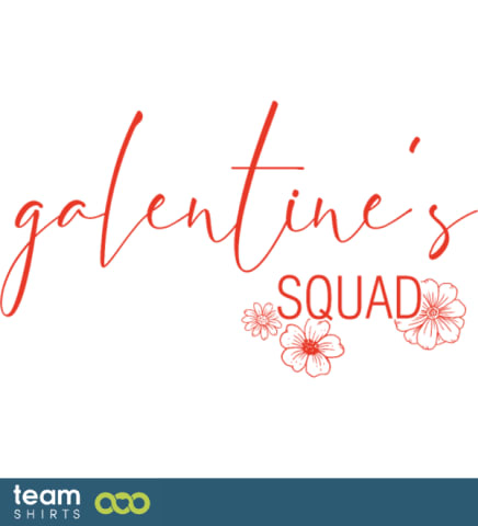galentine squad flowers PRINT