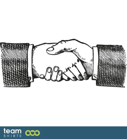 Shaking hands